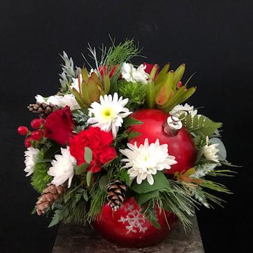 Happy Holidays! Keepsake Ornament  in Chesterfield, MO | ZENGEL FLOWERS AND GIFTS