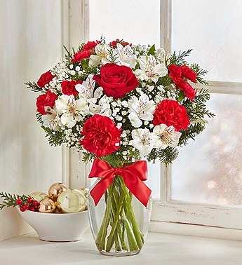 Happy Holidays Vase