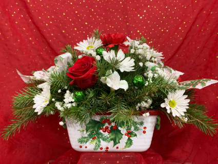 Happy Holly-days! Christmas Centerpiece
