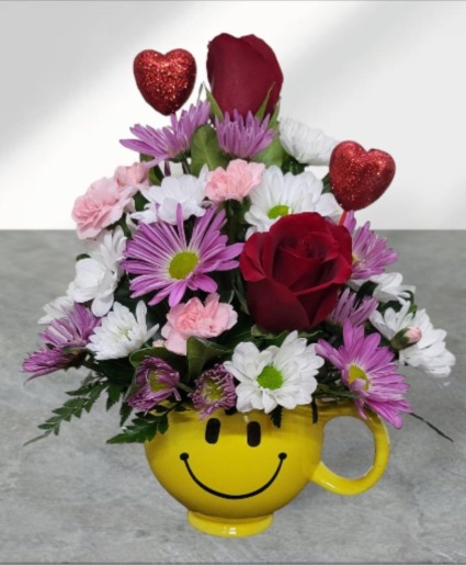 Happy Love FHF-VS213 Fresh Flower Keepsake (Local Delivery Only)