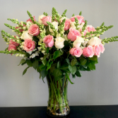 Happy Love Vase of Flowers
