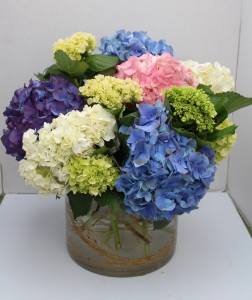 Happy Hydrangeas Fresh vase arrangement