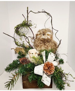 Happy Owlidays Permanent Botanical Design