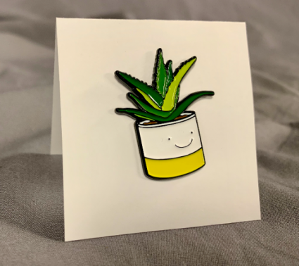 Happy Plant Pin Card