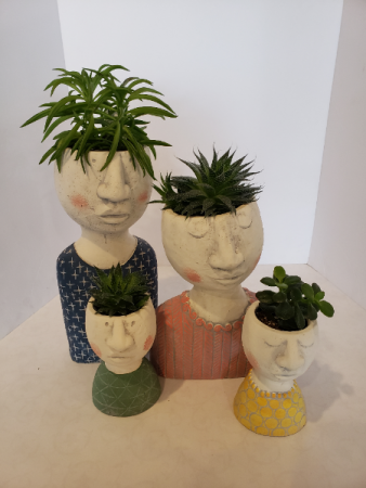 Happy Succulent Family Planters