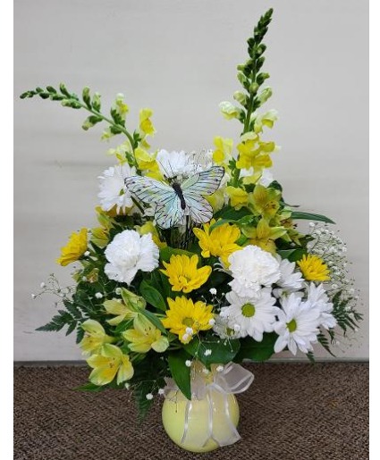 Happy Sunny Bouquet FHF-S23 Fresh Flower Arrangement (Local Delivery Area Only)