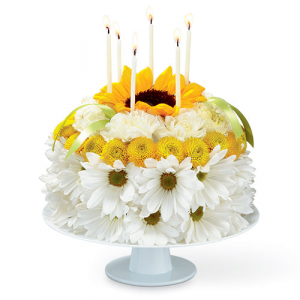 Happy Surprise!   Floral Cake Arrangement