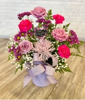 Happy Valentines Day  Lavender Heart 