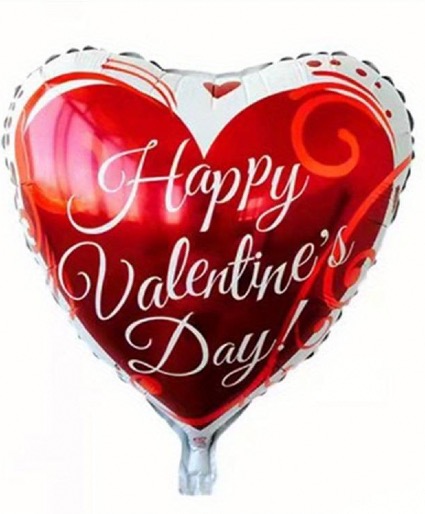 Happy Valentine's Day Mylar Balloon 