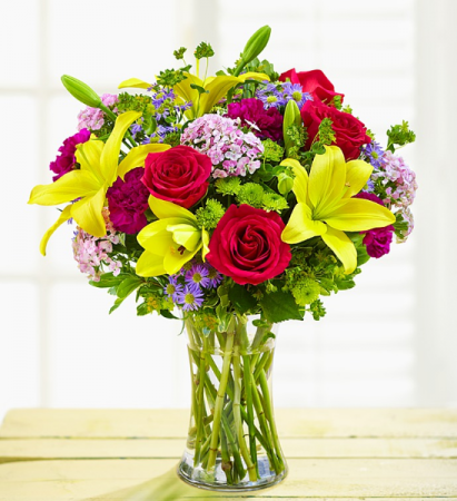 Happy Wishes Bouquet Arrangement