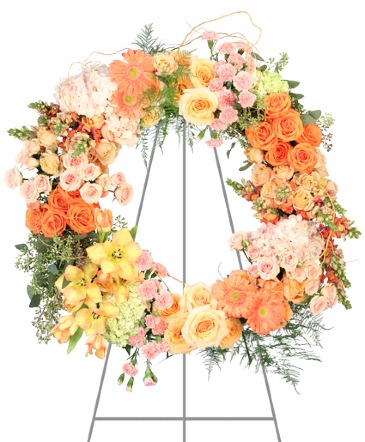 Harmonious Peace Standing Wreath in Frederick, MD | Maryland Florals