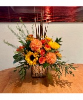 Harmony of Autumn Floral Arrangement