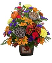 Harvest Bounty   FHF-F-571 Fresh Flower Arrangement  local only