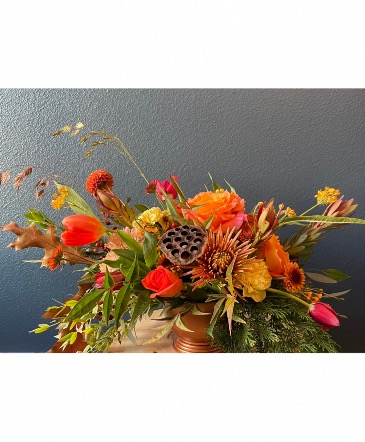 Harvest Bouquet Centerpiece  in Astoria, OR | BLOOMIN CRAZY FLORAL