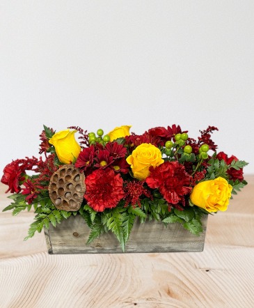 Harvest Centerpiece  in Vermillion, SD | Pied Piper Vermillion Flowers & Gifts