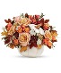 Harvest Charm Bqt Fall in White