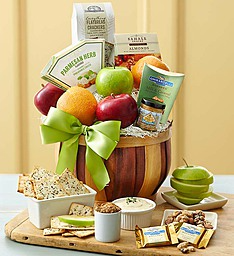 harvest fruit and gourmet basket