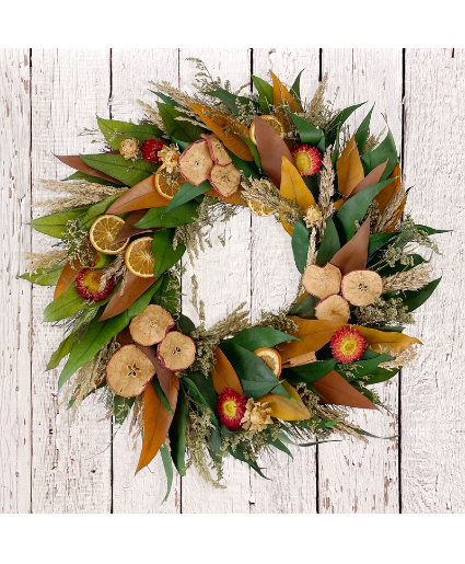 Harvest Fruit Rustic Wreath