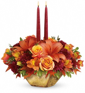 Harvest Gold Centerpiece T12T100