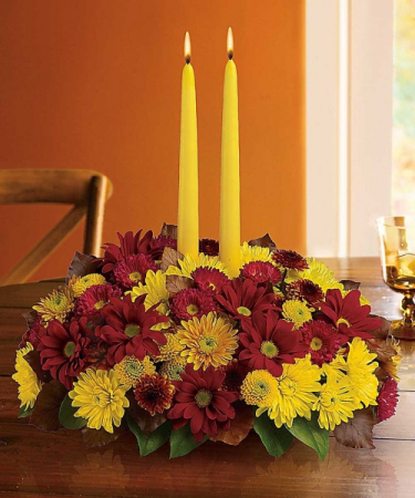 HARVEST HAPPINESS FALL CENTERPIECE