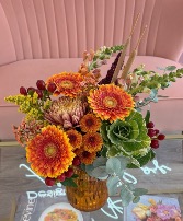 Harvest Happiness  Vase Arrangement 