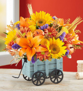 Harvest Hayride™ Flower Arrangement ROMA FLORIST & GREENHOUSE