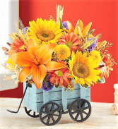Floral Hayride Perfect  Desk Top Gift