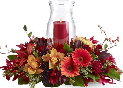 HARVEST HURRICANA CENTERPIECE