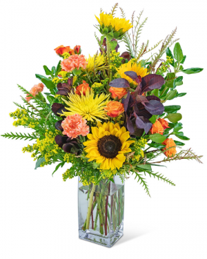 Harvest Moon Flower Arrangement in Nevada, IA | Flower Bed Harvest Moon Flower Arrangement in Nevada, IA | Flower Bed