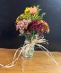 Harvest Pick Fresh assorted fall flowers in mason jar