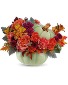 Harvest Pumpkin Floral Arrangement