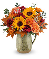 Harvest Season Bouquet -Standard majestic meadow pitcher,  24T200A