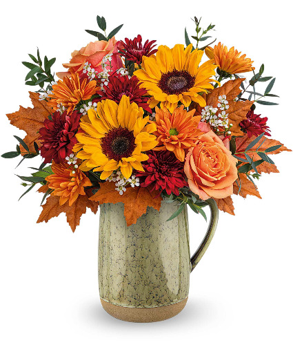 Harvest Season Bouquet -Standard majestic meadow pitcher,  24T200A