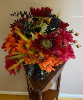 harvest season sending warm fall feelings forever silk arrangment perfect for the season
