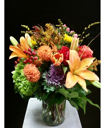 Harvest Splendor Bouquet fresh arrangement in Teaneck, NJ | ENCKE FLOWERS 