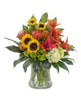 Harvest Sun All Around Arrangement