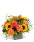 Harvest Sunburst Luxe Flower Arrangement