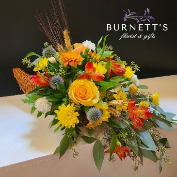 Harvest Tithings  Basket Arrangement in Kelowna, BC | Burnett's Florist