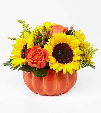 Harvest Traditions Ceramic pumpkin