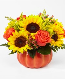 Harvest Traditions Pumpkin Bouquet by FTD 