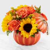 Harvest Traditions Pumpkin Designer Vase