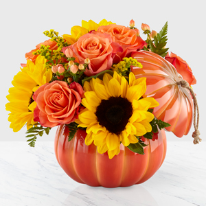 Harvest Traditions Pumpkin Designer Vase