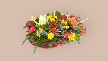 Harvest Turkey Basket  in Chehalis, WA | BENNY'S FLORIST & GREENHOUSE