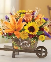 Harvest Wheelbarrow Floral Arrangement™ 