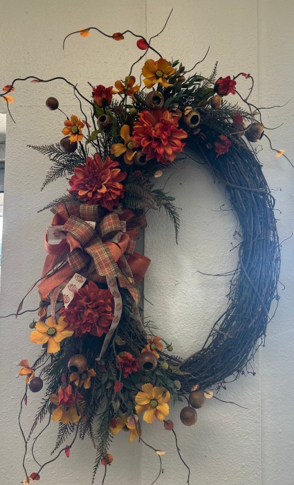 Harvest Whispers Fall Wreath