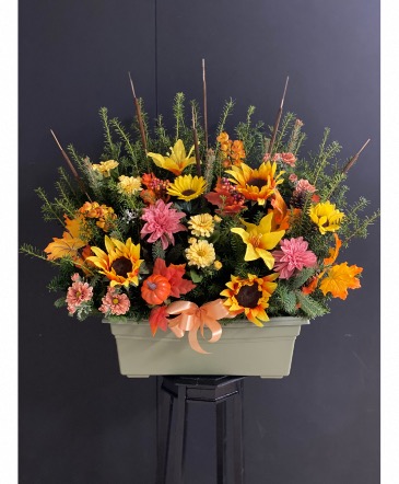 Harvest Window Box  in Valhalla, NY | Lakeview Florist