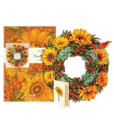 Harvest Wreath Pop Up Greeting 