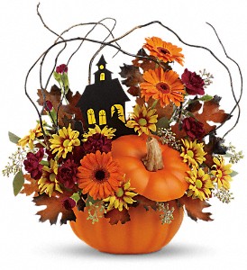 Haunted House Bouquet Teleflora in Springfield, IL | FLOWERS BY MARY LOU Haunted House Bouquet Teleflora in Springfield, IL | FLOWERS BY MARY LOU