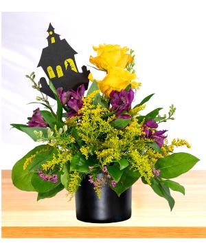 Haunted House Vase Arrangement