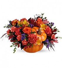 Hauntingly Pretty Pumpkin Bouquet